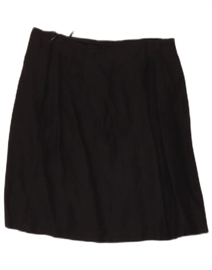 Max & Co. Mininederdel til kvinder UK 10 Small W28 Black Linen