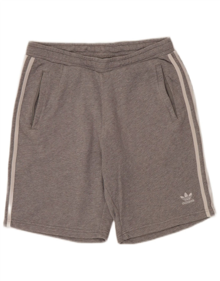 Adidas Sportsshorts til mænd mellemgrå bomuld