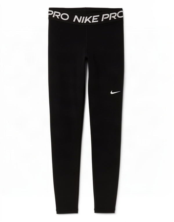 Nike Dame Grafiske Leggings UK 8 Small Black Polyester
