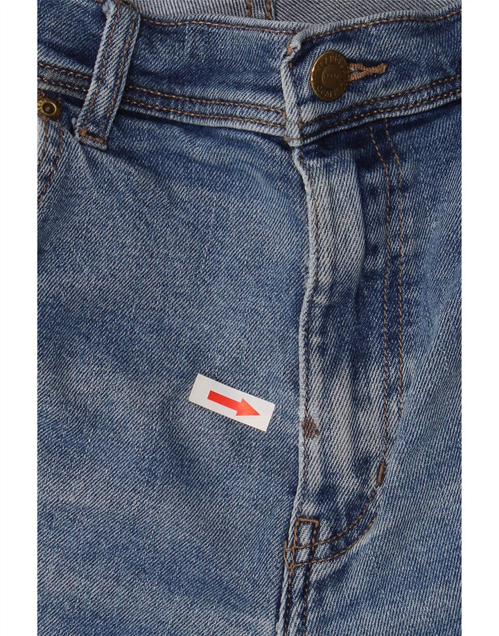 WRANGLER Herre Regular Fit Straight Jeans W34 L30 Blå Bomuld