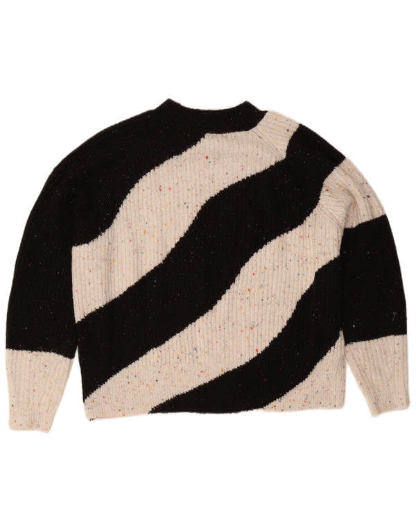 Marks & Spencer Dame Turtle Neck Jumper Sweater UK 14 Medium Black