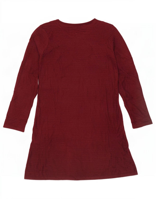 Mountain Warehouse Dame Jumper Dress UK 16 Large Burgundy Acryl