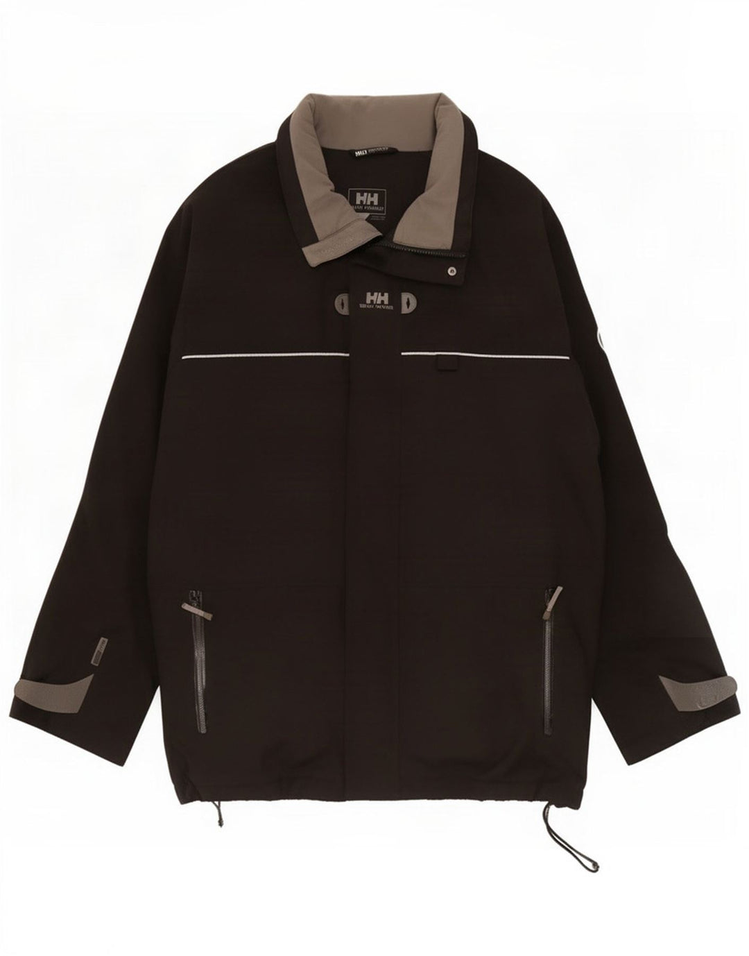 Helly Hansen Herre Windbreaker Jacket UK 40 Large Black Polyamide