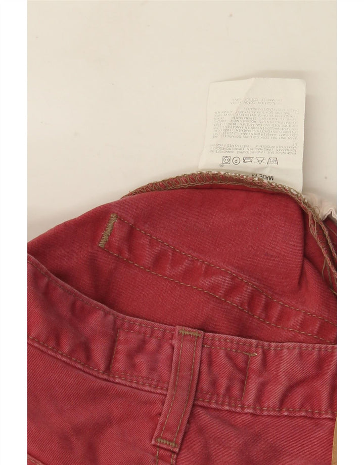Levi's Herre 401 lige jeans W31 L26 rød bomuld