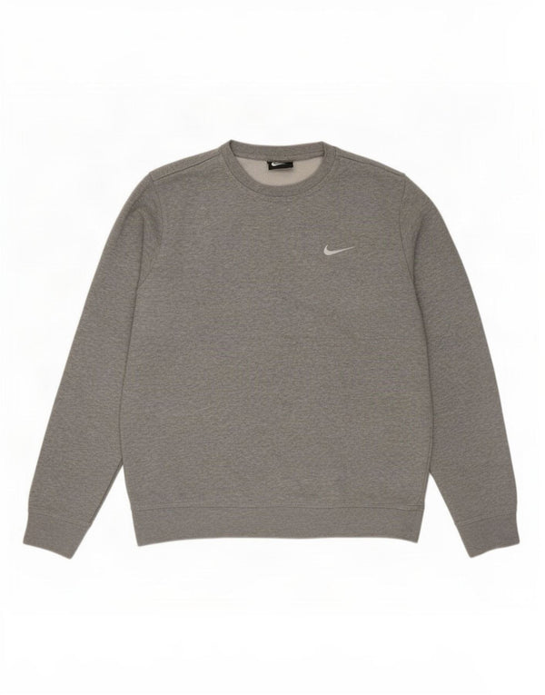 Nike Sweatshirt-trøje til mænd Medium Grey Flecked Bomuld
