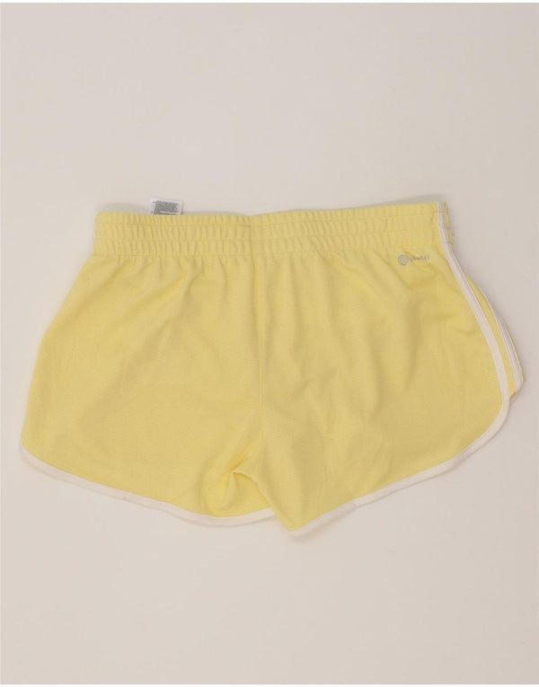 Adidas Sportsshorts til kvinder UK 12 Medium Gul Polyester