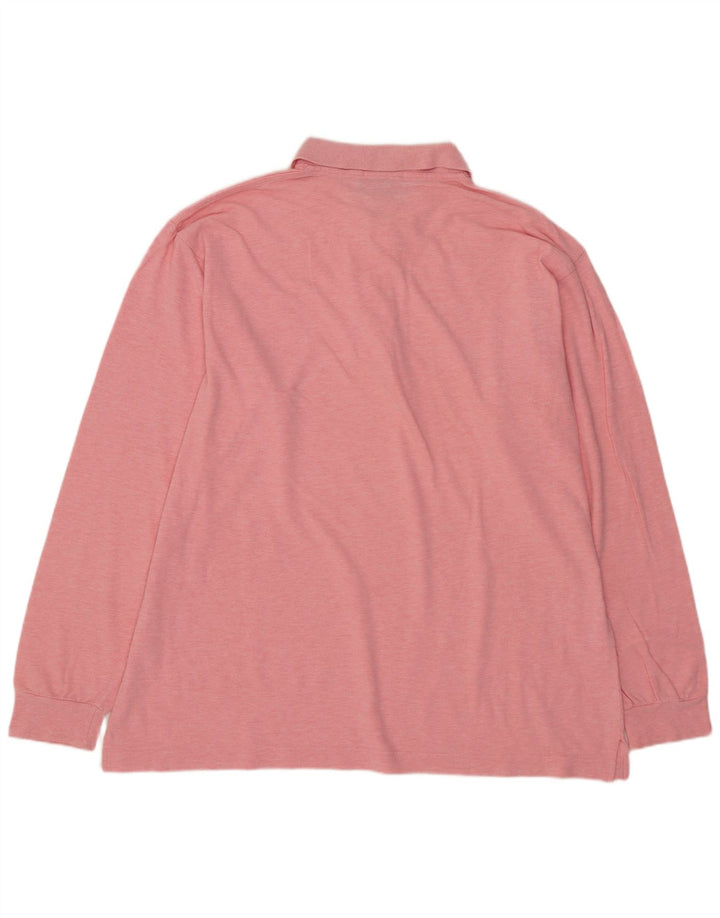 SERGIO TACCHINI Langærmet polotrøje til mænd EU 52 Large Pink