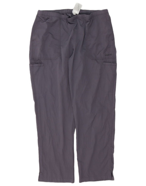 Carhartt Herre Petite Straight Cargo Bukser Large W34 L28 Grå Polyester