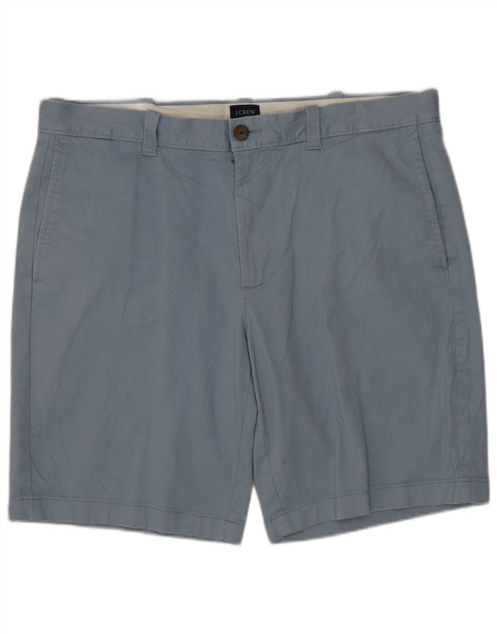 J. CREW Chino-shorts til mænd W34 store blå bomuld