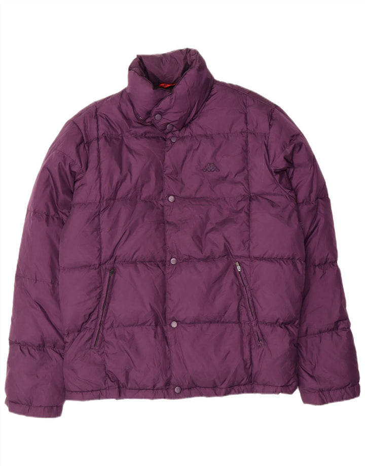 Kappa Polstret Herrejakke UK 38 Stor Lilla Nylon