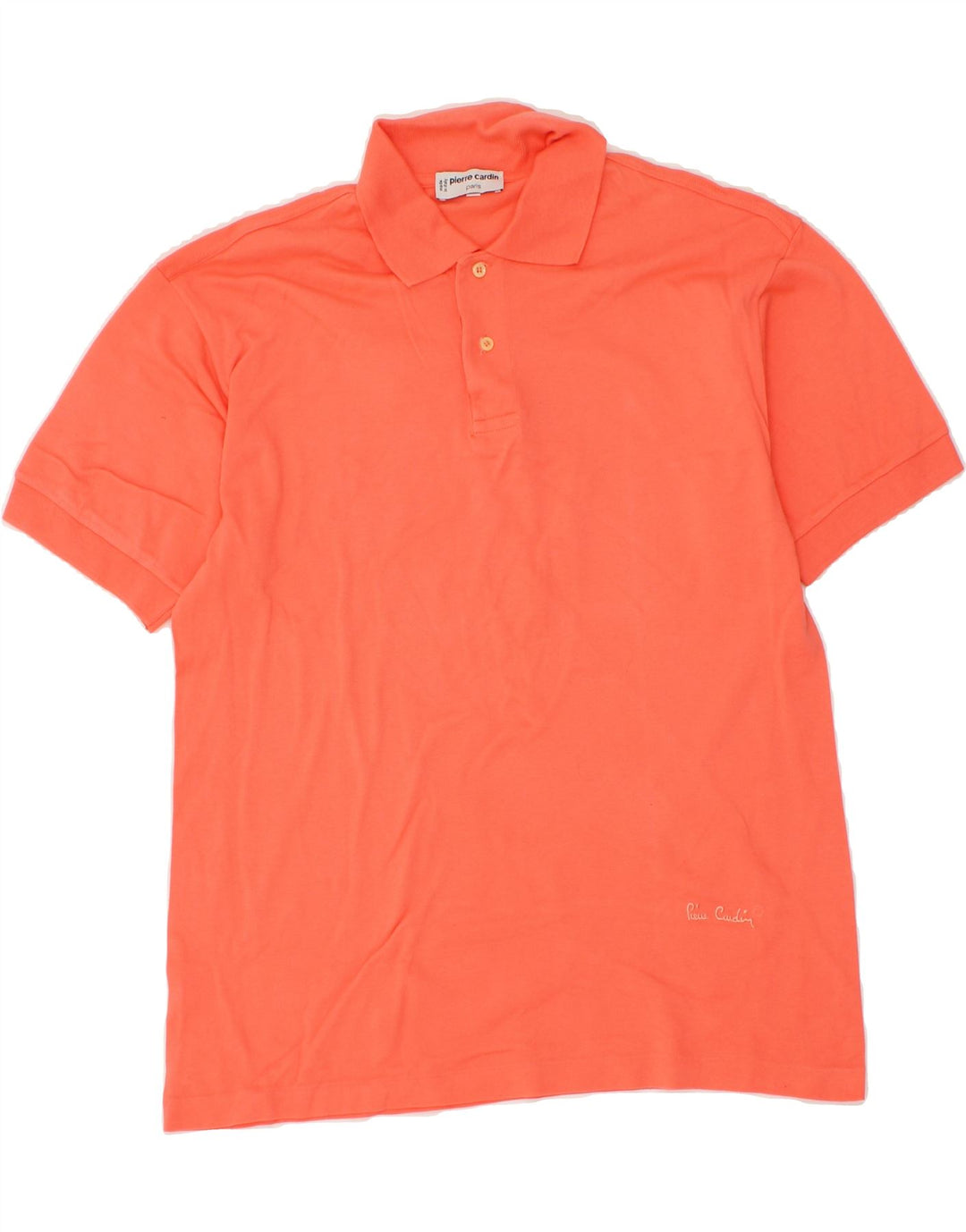 PIERRE CARDIN Mens Polo Shirt IT 52 Large Red Vintage Pierre Cardin and Second-Hand Pierre Cardin from Messina Hembry 