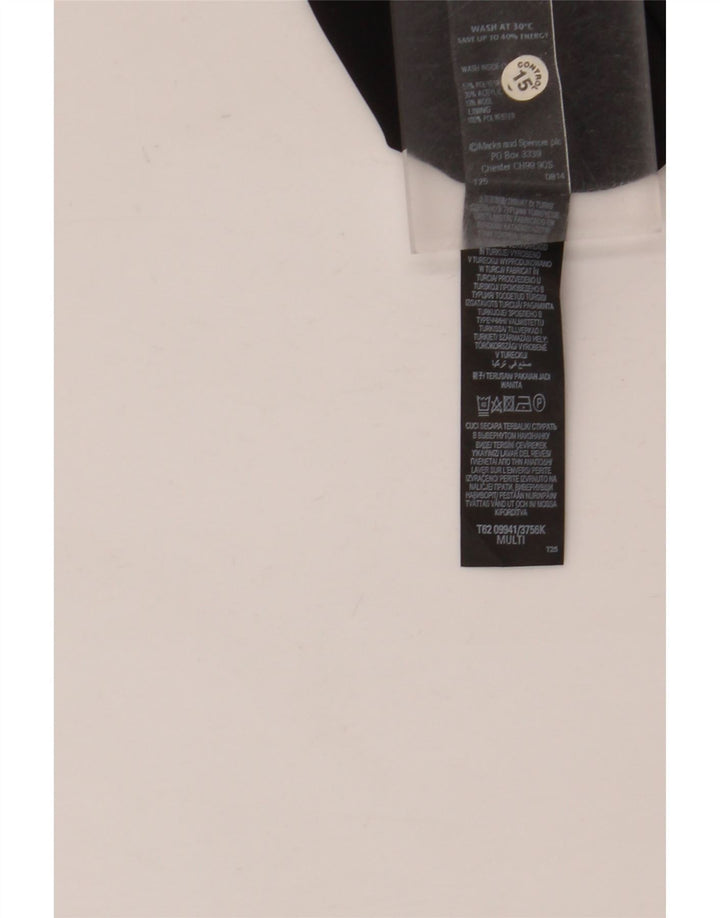 Marks & Spencer Dame A-Line Kjole UK 8 Lille flerfarvet polyester