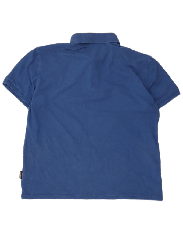 Napapijri Herre Geographic Polo Shirt 2XL Blå Bomuld