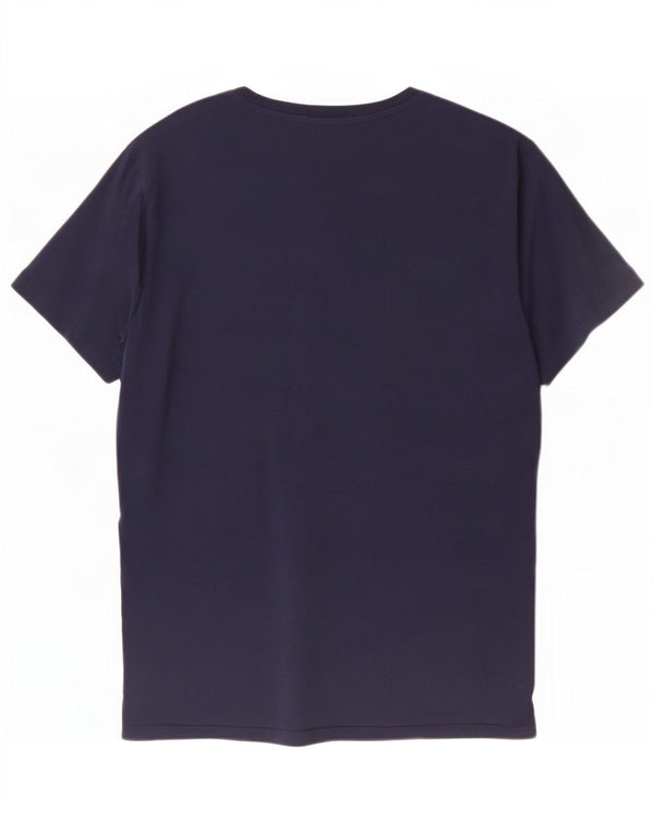 Polo Ralph Lauren Herre Custom Slim Fit Grafisk T-shirt Top Stor Marineblå