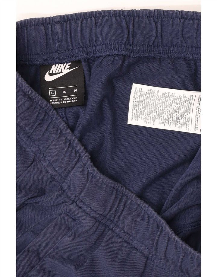 Nike herre sportsshorts XL marineblå bomuld
