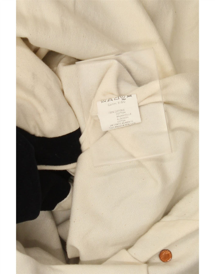 Mauro Grifoni Herre Pea Coat IT 54 2XL Marineblå Bomuld