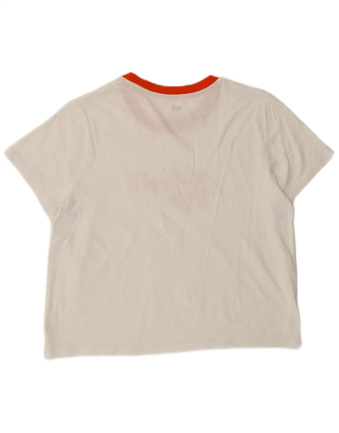 Levi's Dame Grafisk T-Shirt Top UK 10 Small White