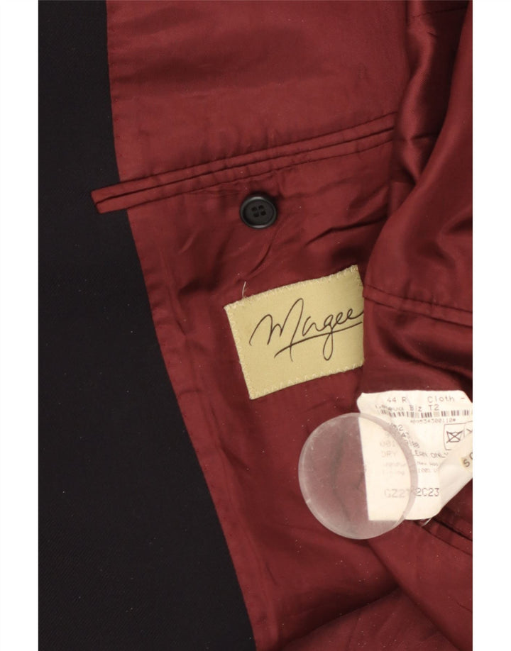 Magee Herre 2-knaps blazerjakke UK 44 Stor marineblå uld