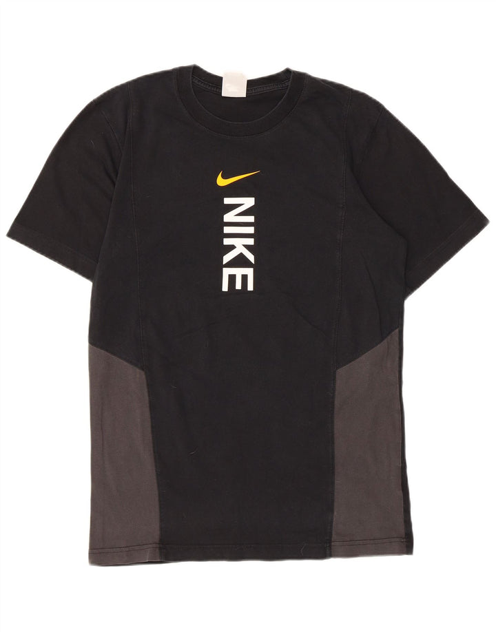 Nike Herre grafisk T-shirt Top Lille Sort Colourblock Bomuld