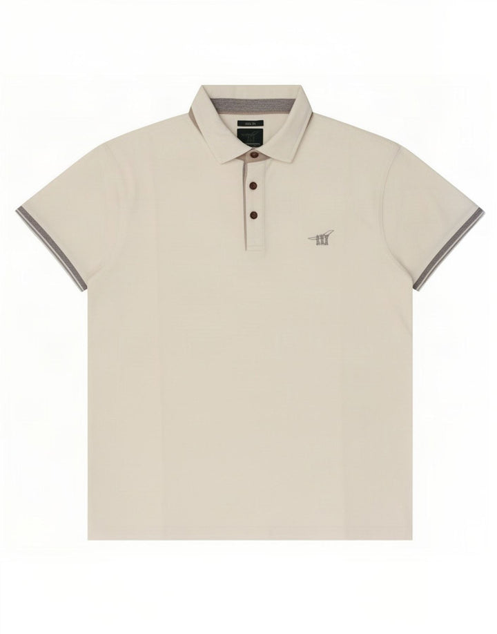 Henry Cottons Herre Slim Fit Polo Shirt Medium White
