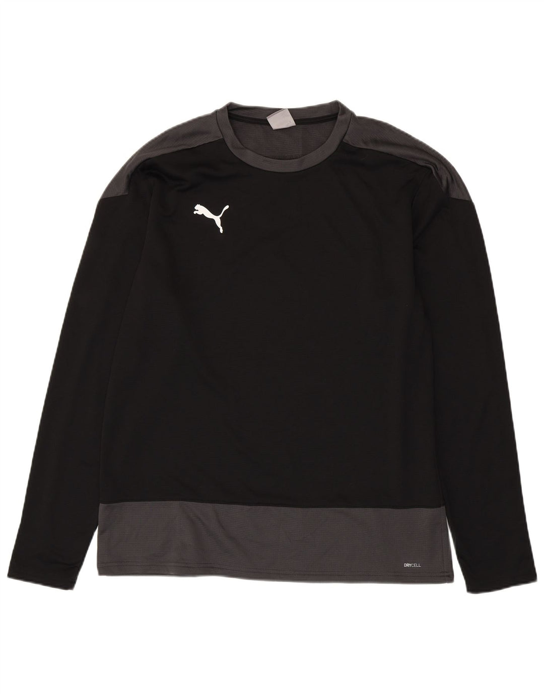 PUMA Herre Top Langærmet XL Sort Colourblock Polyester