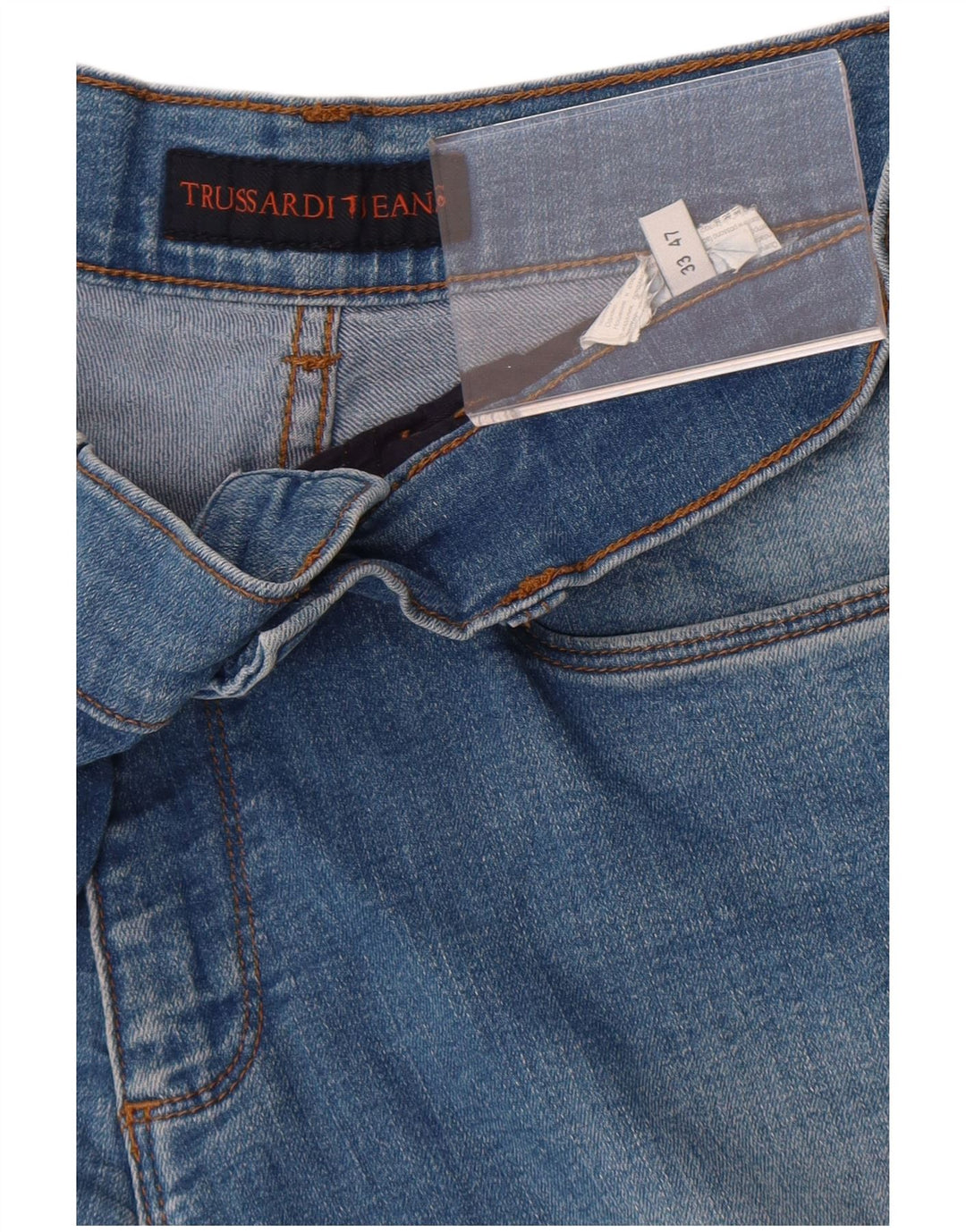 Trussardi Straight Jeans til mænd W33 L31 Blå