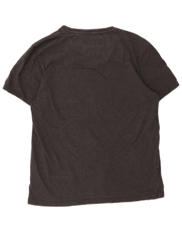 Lyle & Scott Herre T-Shirt Top Stor Grå Bomuld