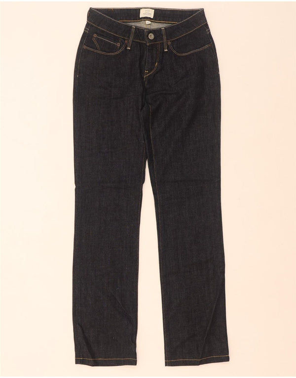 Levi's Womens Bold Curve Straight Jeans W25 L32 Sort Bomuld