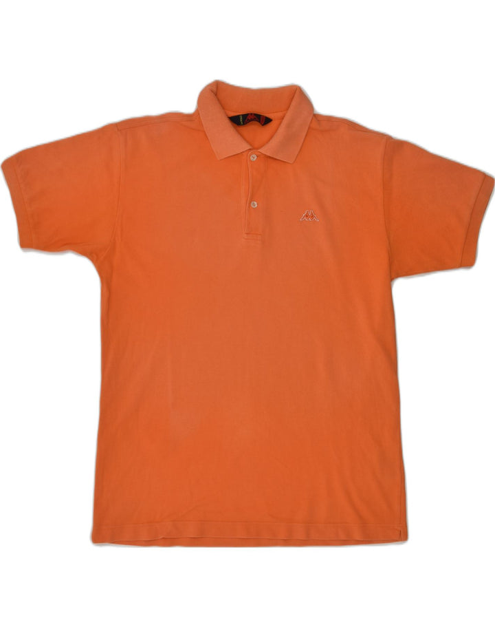 KAPPA Mens Polo Shirt Large Orange Cotton | Vintage Kappa | Thrift | Second-Hand Kappa | Used Clothing | Messina Hembry 