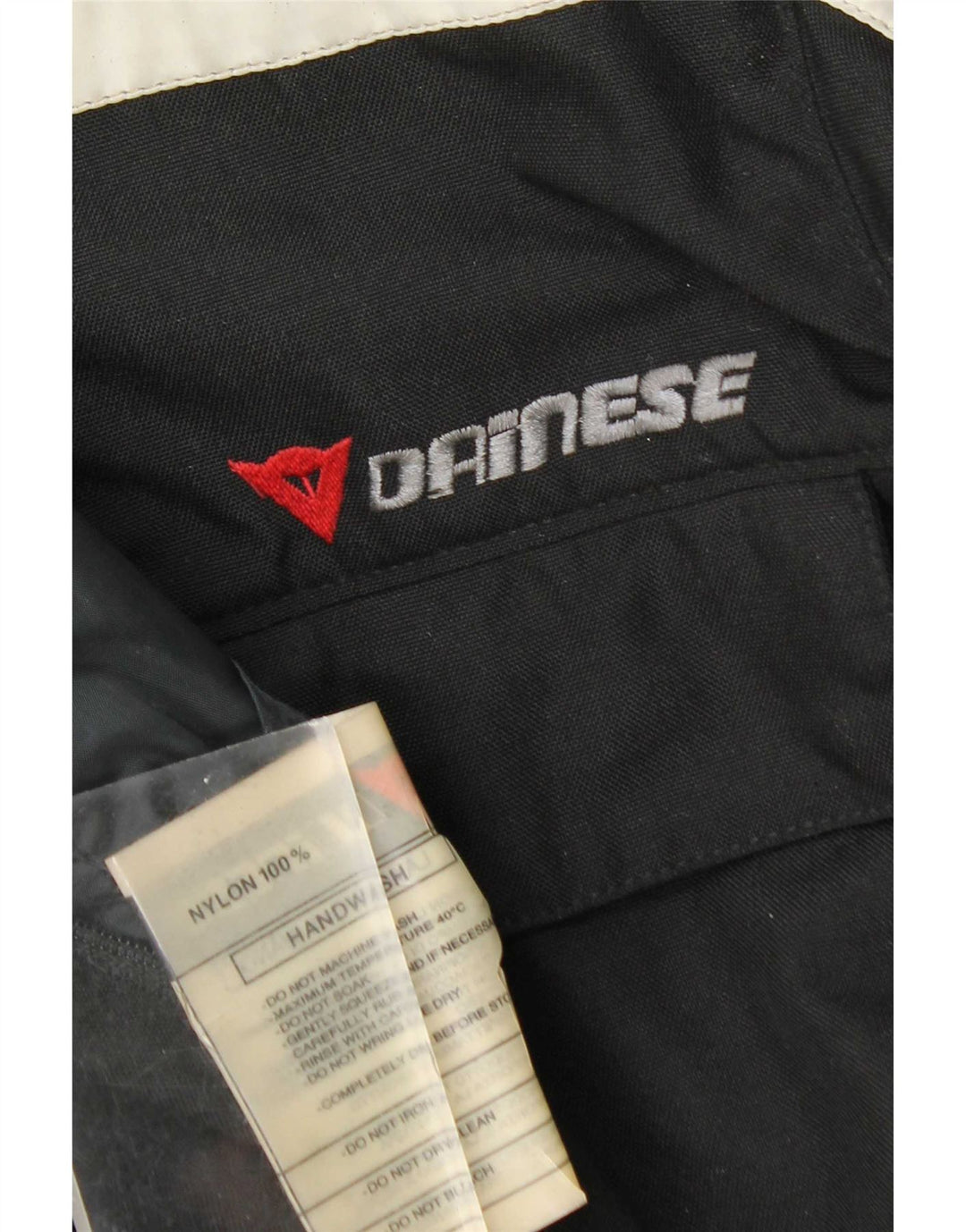 Dainese Womens Graphic Racer Jacket UK 12 Medium Black Colourblock Nylon