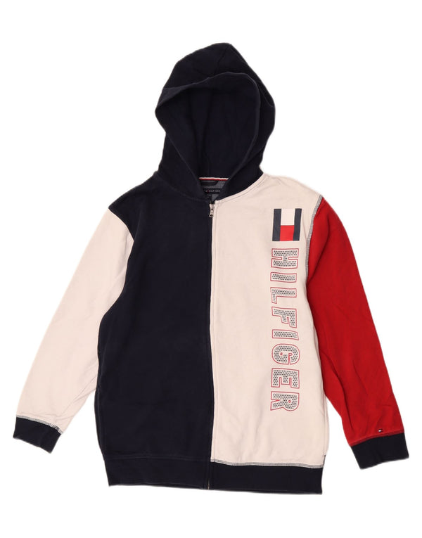 Tommy Hilfiger Boys Hættetrøje med lynlås 15-16 år XL Flerfarvet
