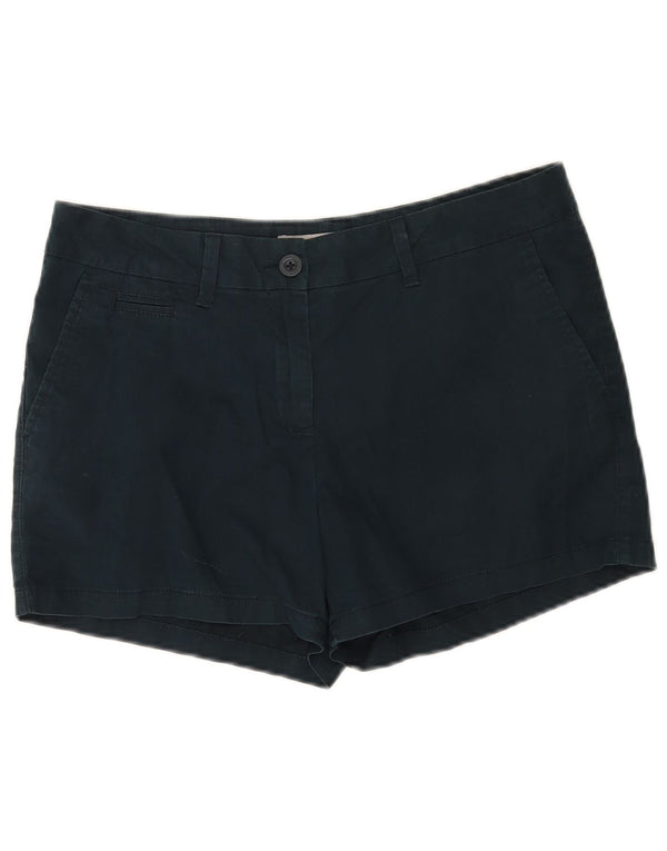 Marks & Spencer Chino Shorts til kvinder UK 12 Medium W30 Marineblå Bomuld