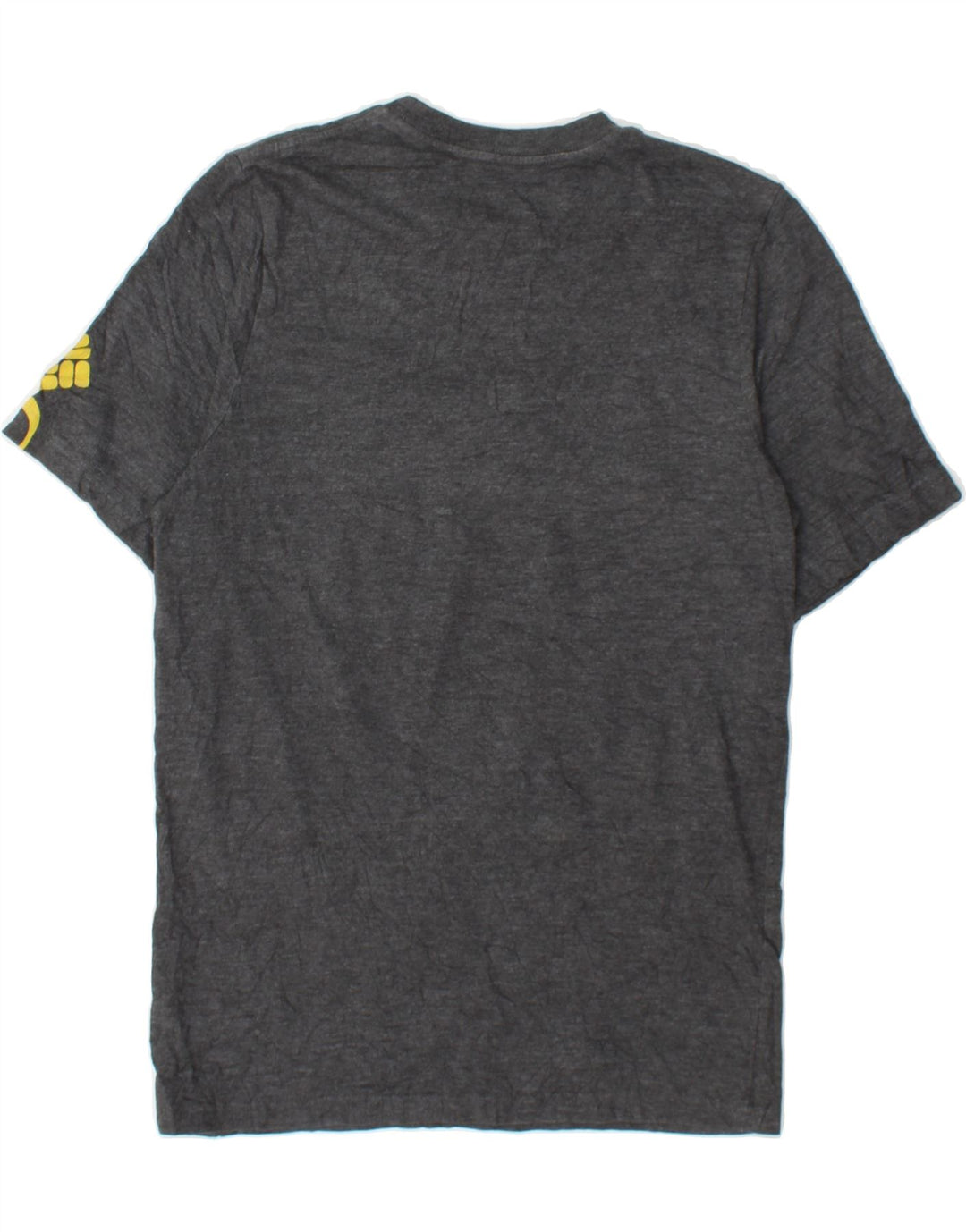 COLUMBIA Mens Graphic T-Shirt Top Small Grey Cotton Vintage Columbia and Second-Hand Columbia from Messina Hembry 