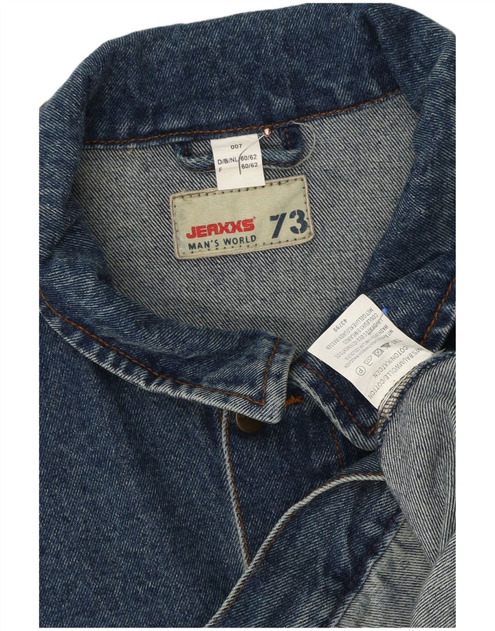 Jeaxxs Herre Denimjakke IT 60/62 5XL Blå Bomuld