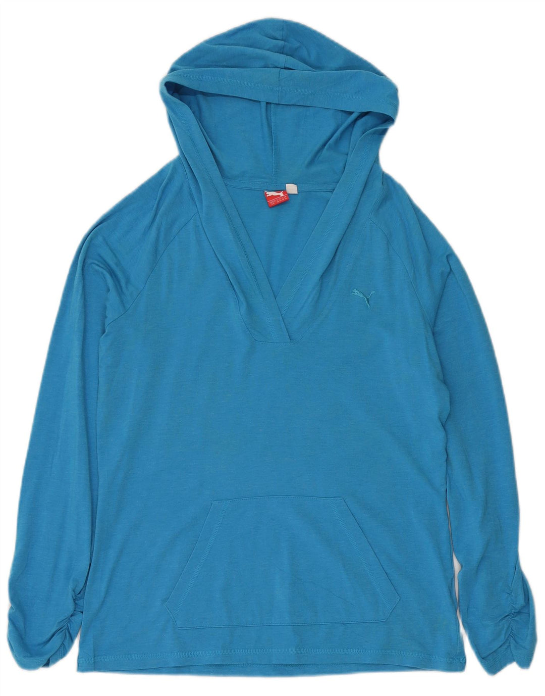 PUMA Dame hættetrøje Langærmet UK 14 Stor Blå