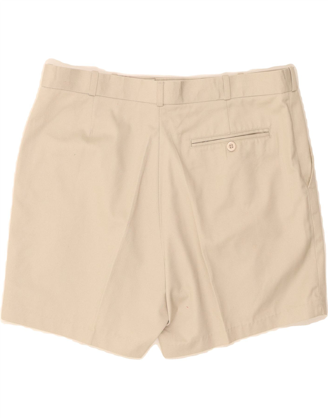 VINTAGE Mens Pegged Chino Shorts IT 52 XL W34 Beige Polyester Vintage Vintage and Second-Hand Vintage from Messina Hembry 