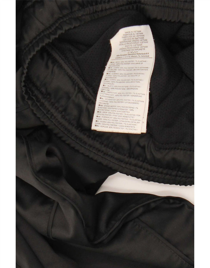 Nike Dame Dri Fit træningsdragt Bukser UK 6 XS Sort Polyester