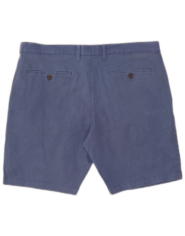 MARKS & SPENCER Chino Shorts til mænd W38 XL Blå