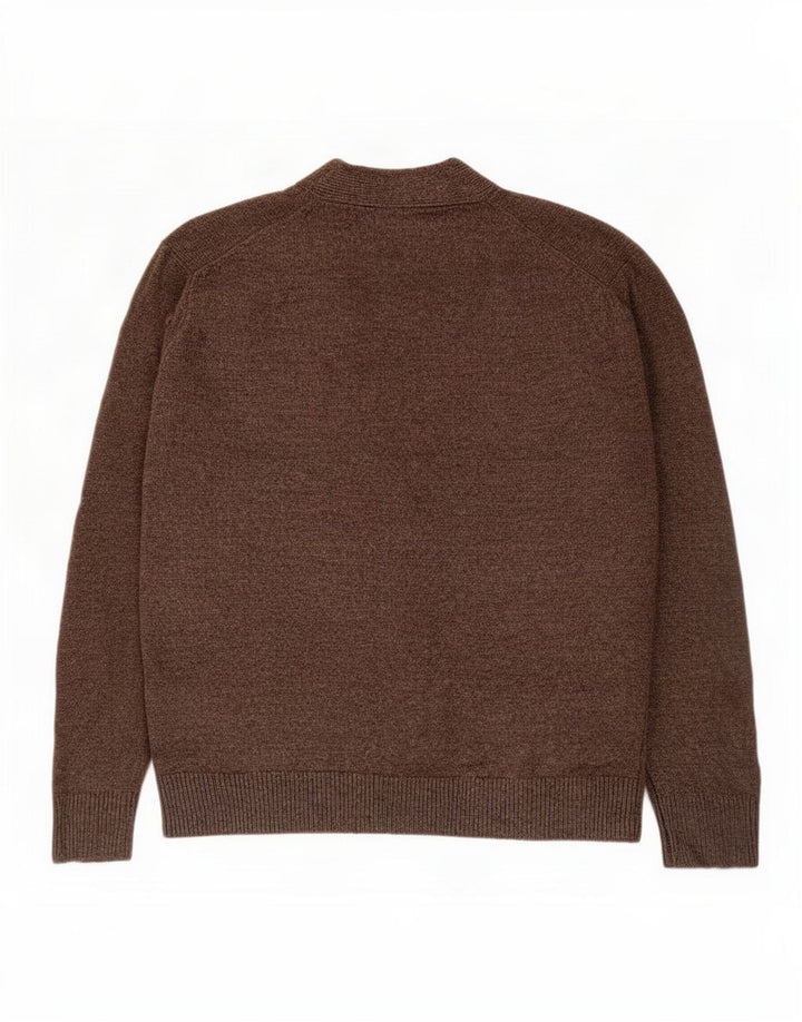 Zara Herre cardigan sweater Medium Brun