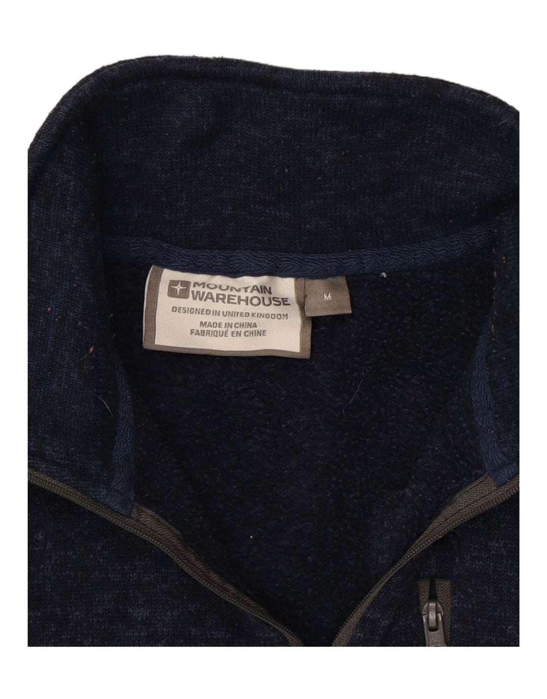 MOUNTAIN WAREHOUSE Mens Sweatshirt Jumper Medium Navy Blue Flecked Vintage Mountain Warehouse and Second-Hand Mountain Warehouse from Messina Hembry 
