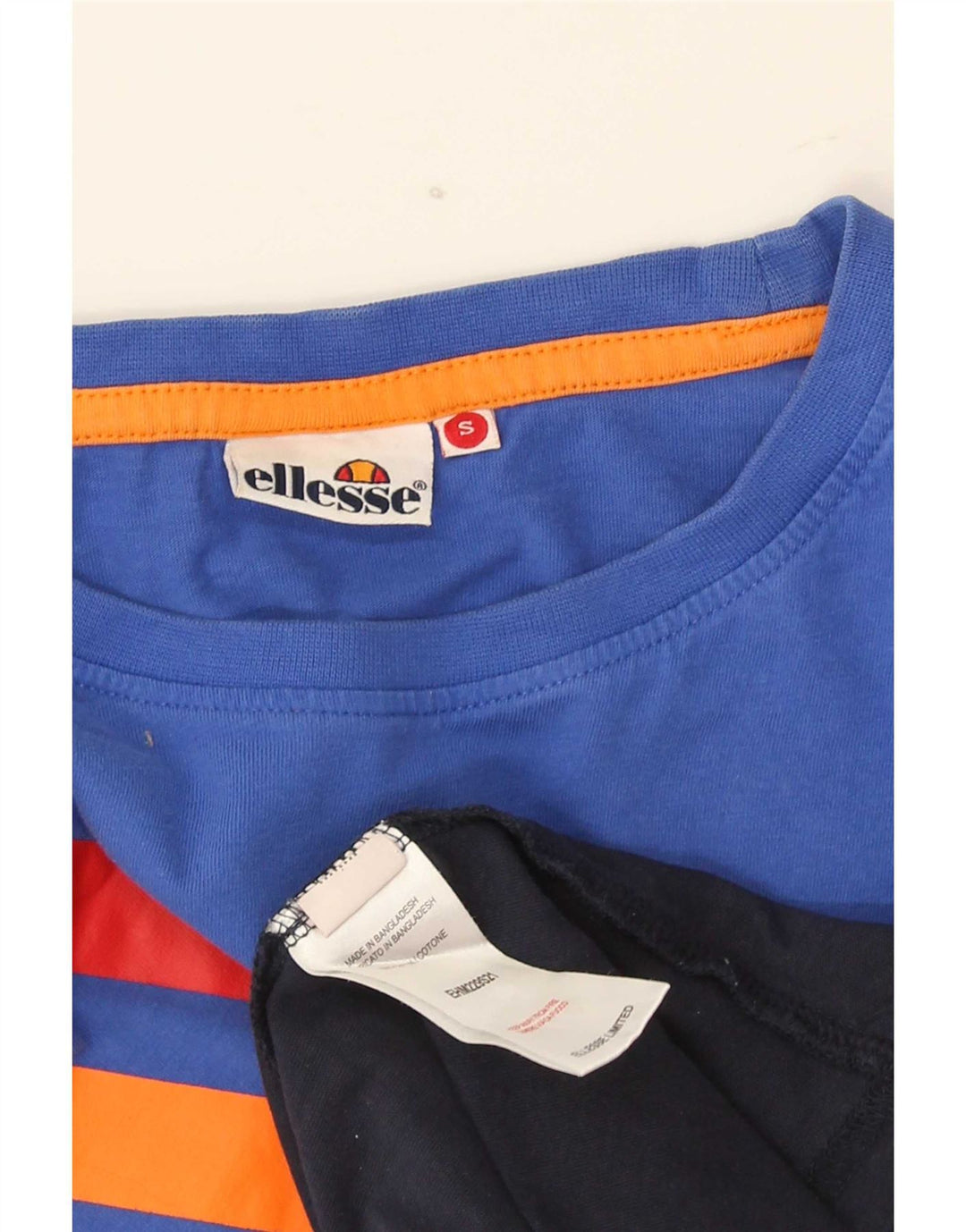 Ellesse Herre grafisk T-shirt Top Lille flerfarvet Colourblock Bomuld