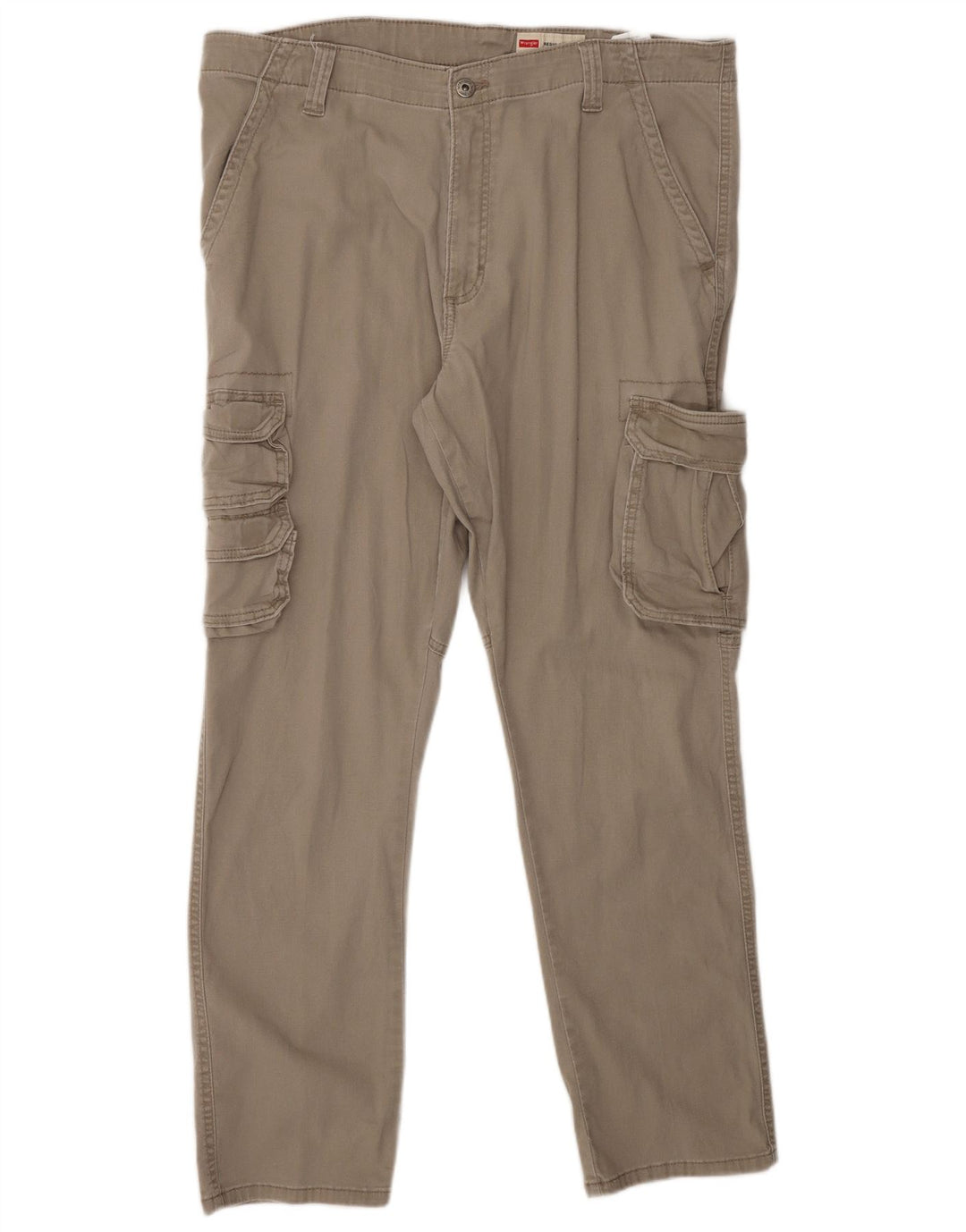 WRANGLER Herre Regular Fit Tapered Cargo Bukser W36 L30 Grå Bomuld