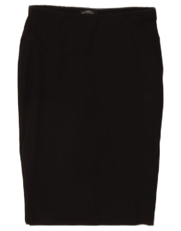 Zara Pencil Nederdel Medium W28 sort bomuld