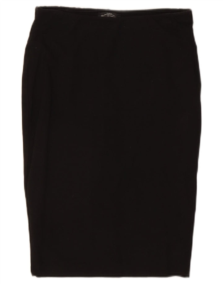Zara Pencil Nederdel Medium W28 sort bomuld