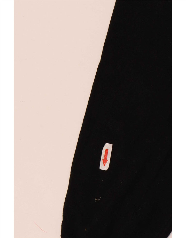 Autograf Herre Zip Neck Jumper Sweater Stor Sort Merino Uld