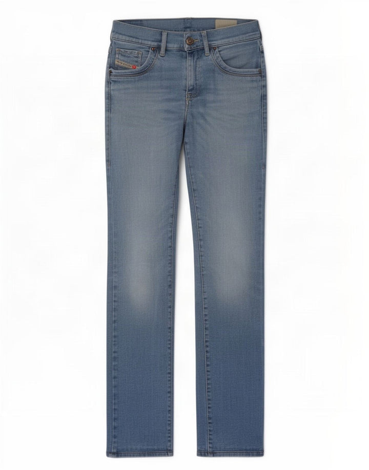 Diesel Dame Ronhoir Regular Bootcut Jeans W28 L32 Blå Bomuld
