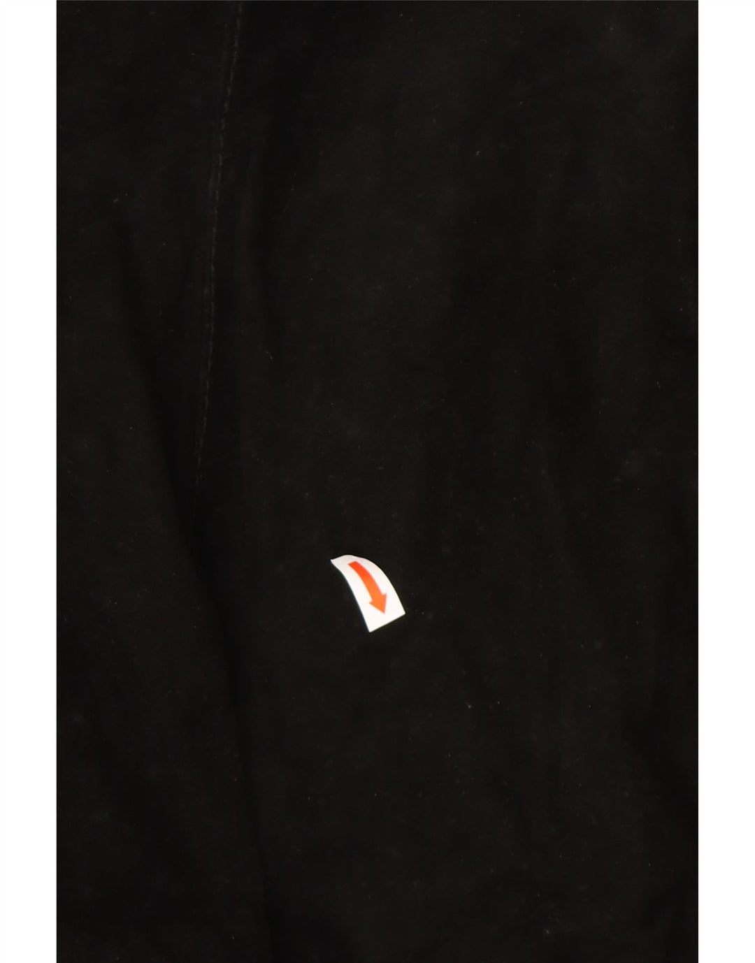 VINTAGE Dame Crop Ruskindsjakke UK 10 Lille Sort