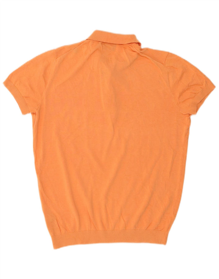 Massimo Dutti Herre Polo Shirt Lille Orange Bomuld
