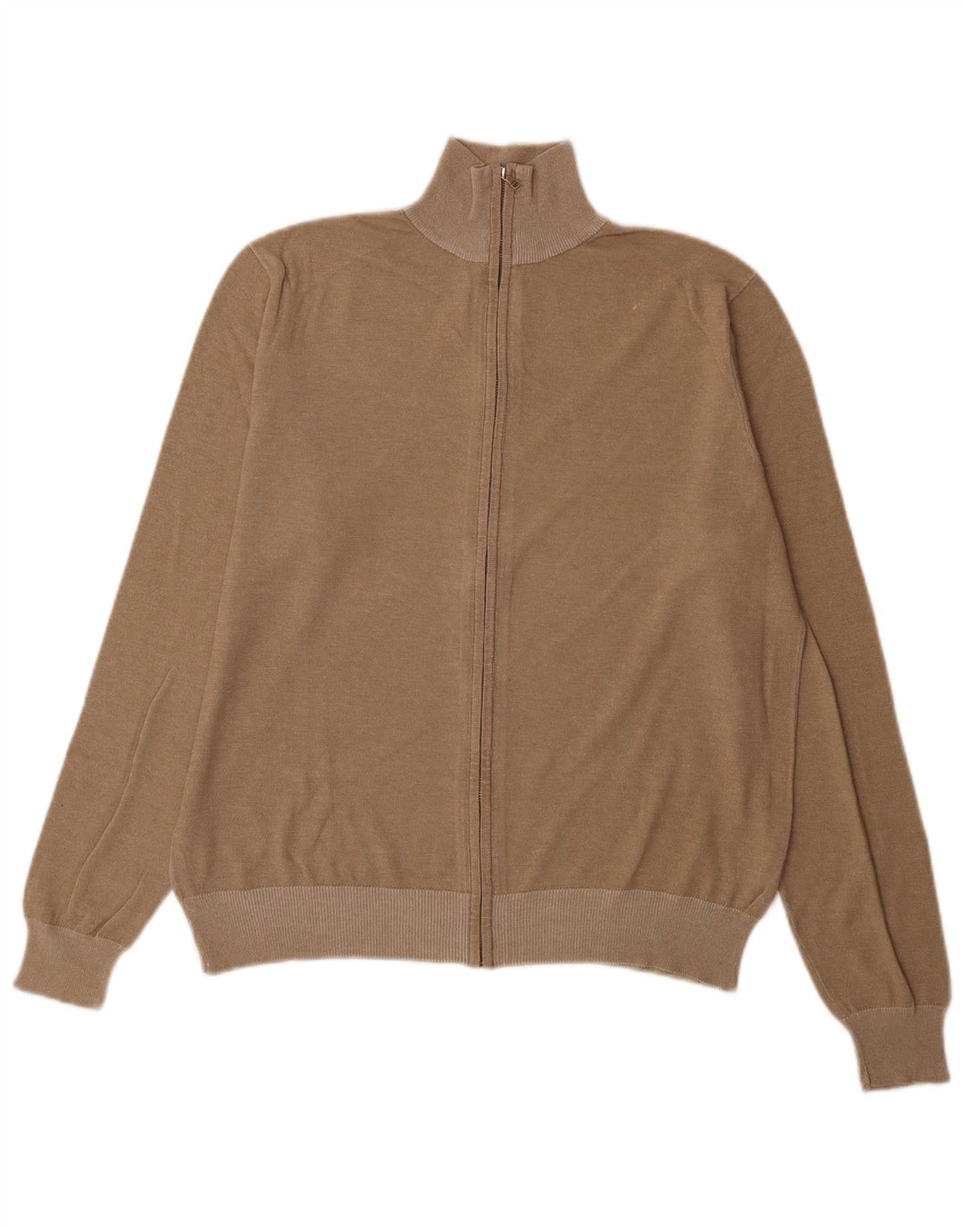 Calvin Klein Jeans Herre Cardigan Sweater Stor Beige Bomuld