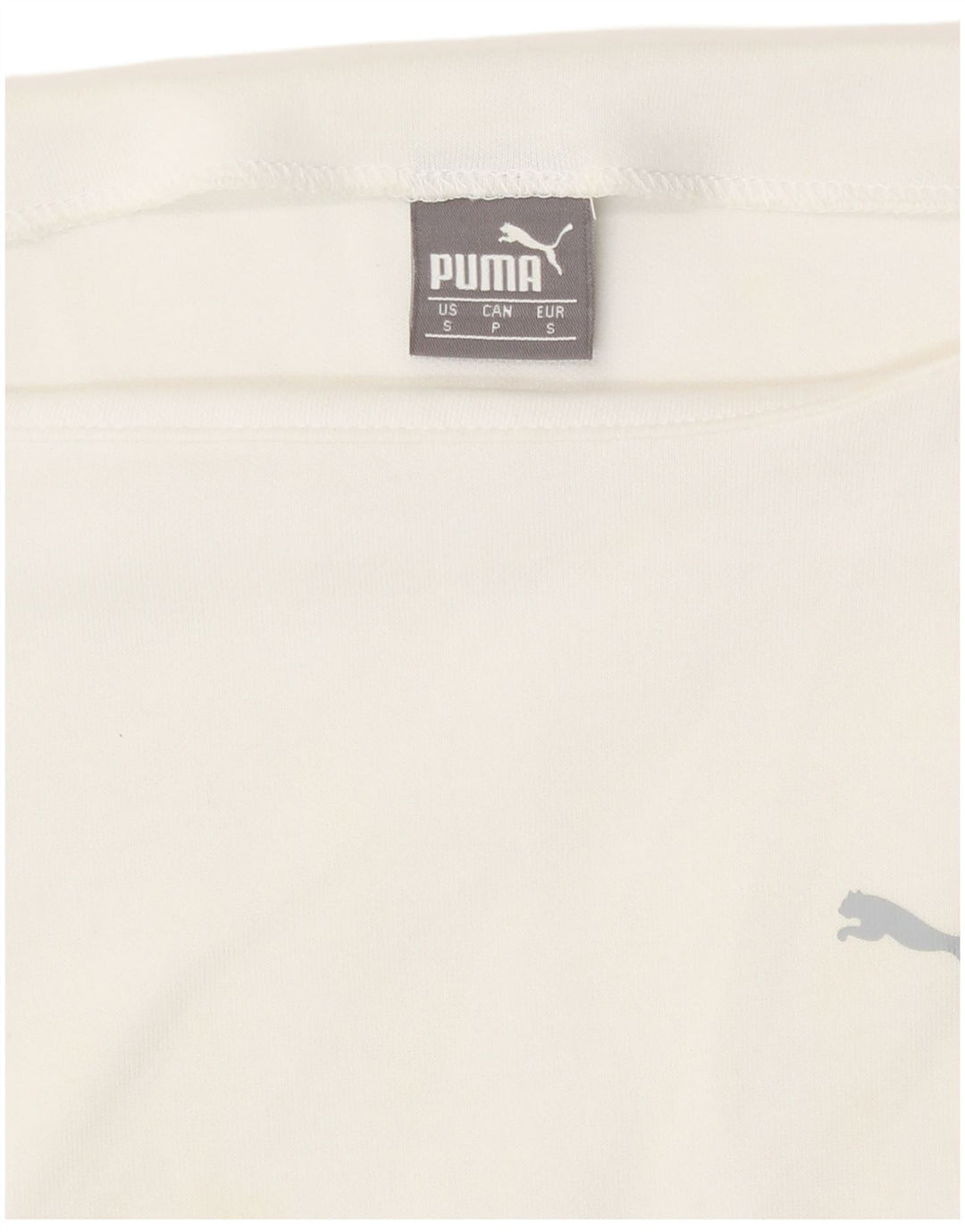 Puma Dame Loose Fit Sweatshirt Jumper UK 10 Small White